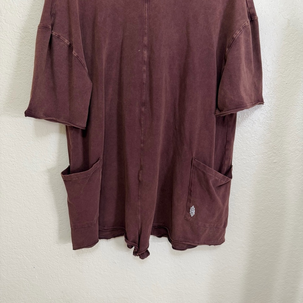 New Free People x FP Movement hot shot tee romper - Picture 7 of 11